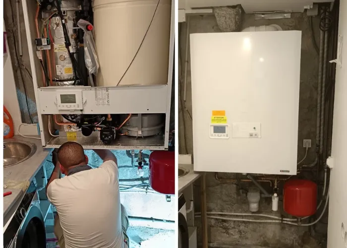 Installation d'une chaudière gaz murale par un plombier-chauffagiste Professionnel du Gaz à Annecy